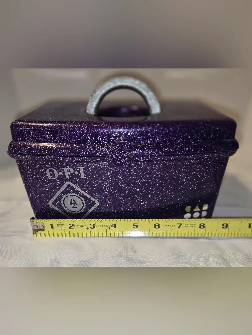 Purple Glitter OPI Caboodle Cosmetic Case
